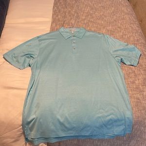 NWOT Peter Millar light blue polo XL